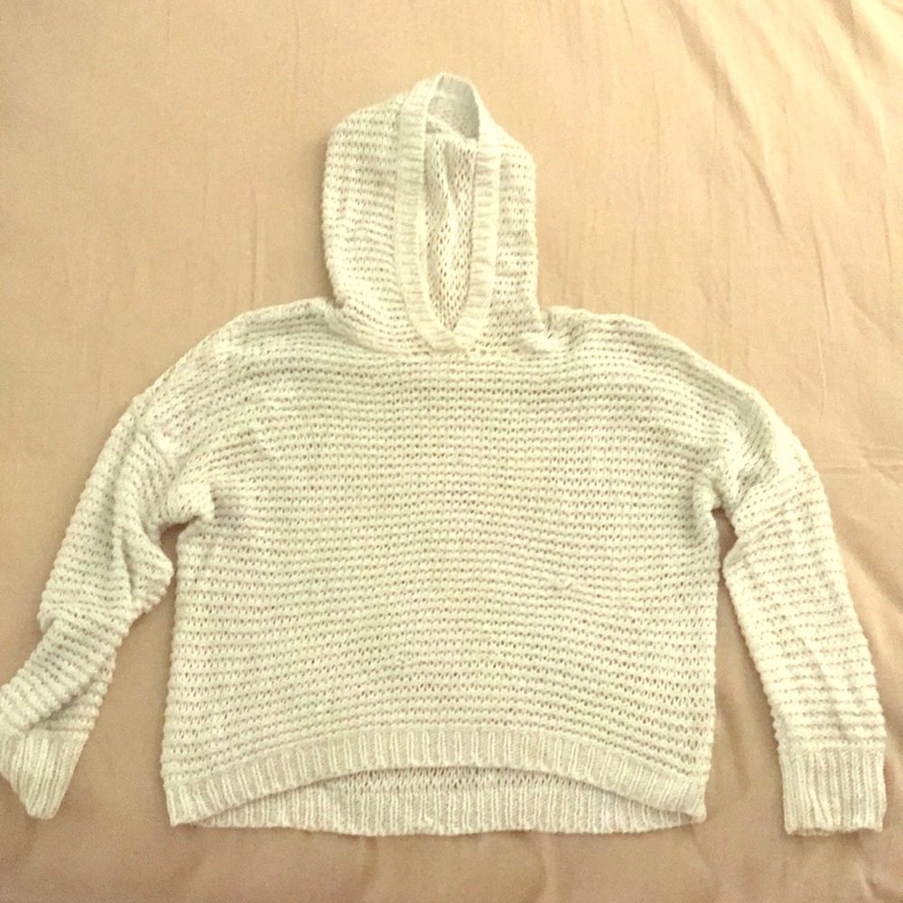 Pale blue knit sweater